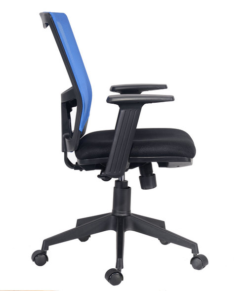cheap price mesh clerk chair ergonomic staff task middle back armchair for conference room -2