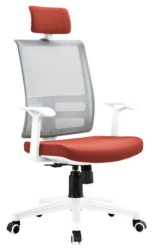 ergonomic high back mesh executive office chair with lumbar support for meeting room -3