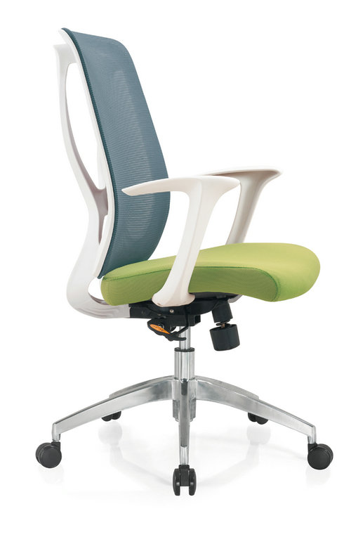 soft fabric new PP egonomic design sponge seat swivel mesh office chair computer chair -1