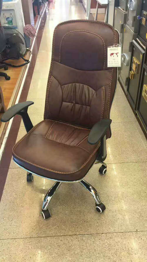 cheap executive office chair with armrest office chair chrome base office swivel chair -1