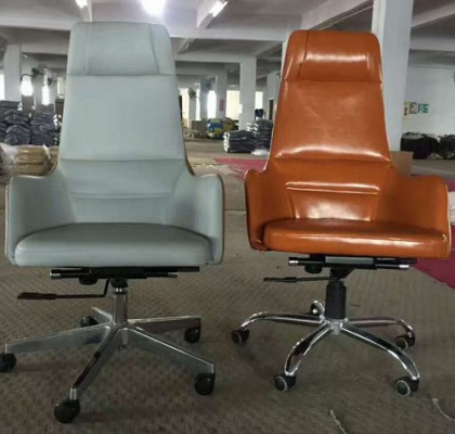 China factory high back genuine leather executive office chair big and tall manager seating