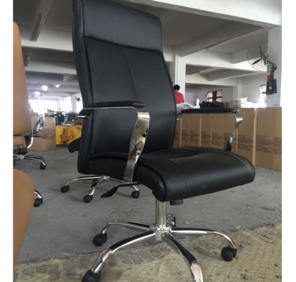 Comfortable design adjustable lumbar support PU leather seating ergonomic executive office chair