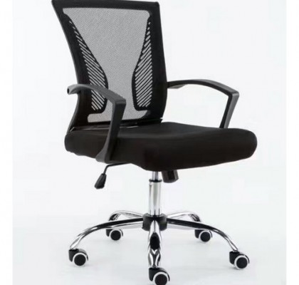 Good quality breathable medium back office revolving staff task chairs mesh clerk computer seats