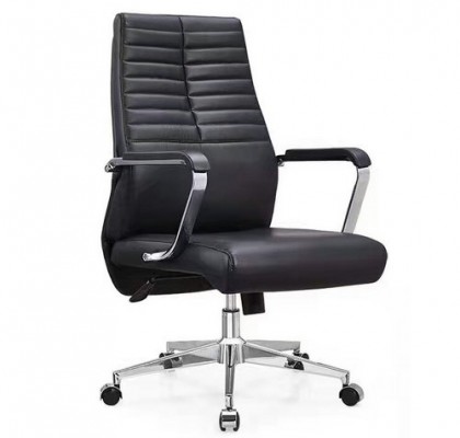 Shenzhen Executive Office Chair Task Swivel Manager Leather Chair Thick Padded Contour Seating