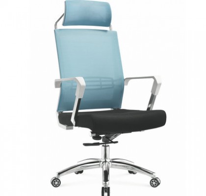 Foshan manufacturer high back full manager mesh office computer chair operator chair with headrest