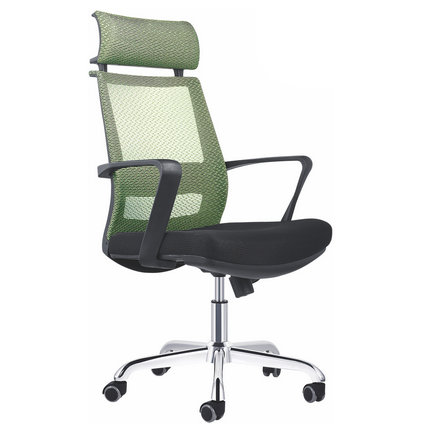 WorkPro Mesh High-Back Adjustable Home Desk Arm Chair Office Managers Swivel Chair -1